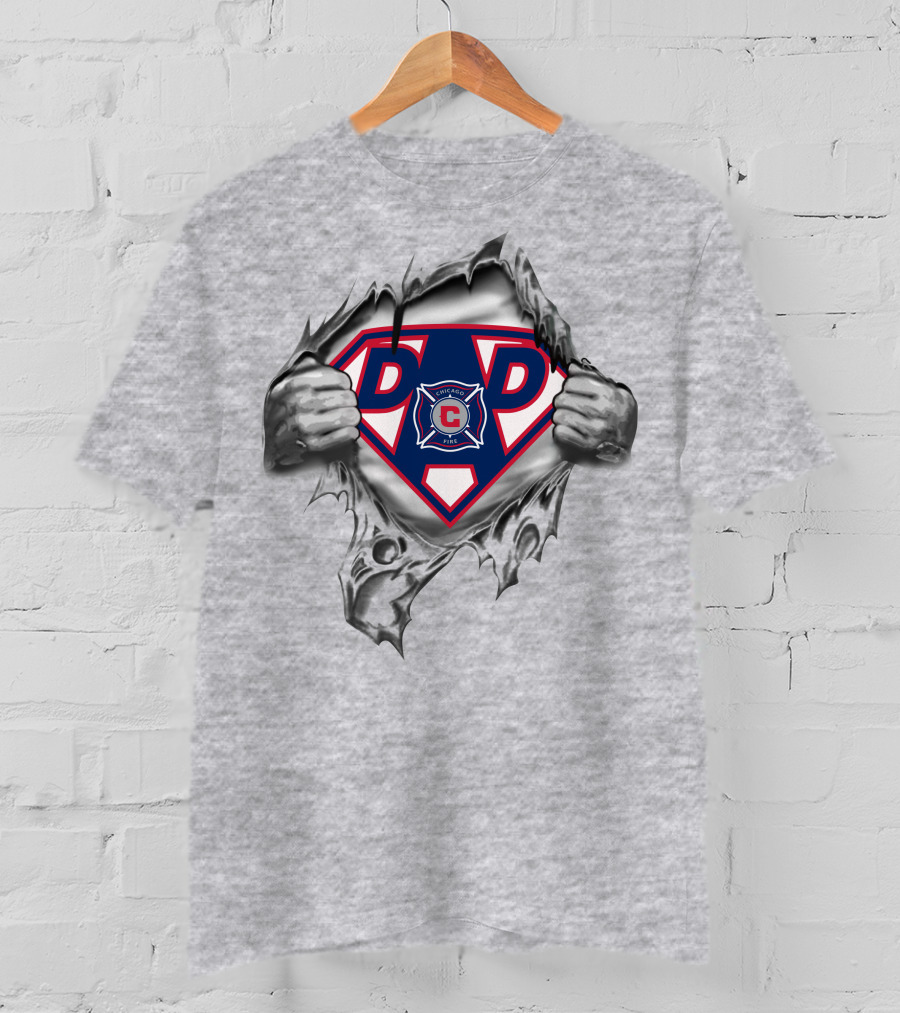 Chicago Fire Department Super Dad 274 Hero T-Shirt