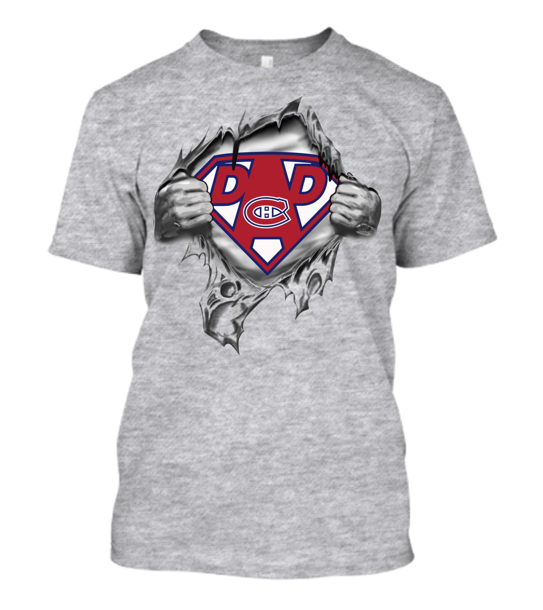 Montreal Canadiens Super Dad Hockey Fan 291 T-Shirt