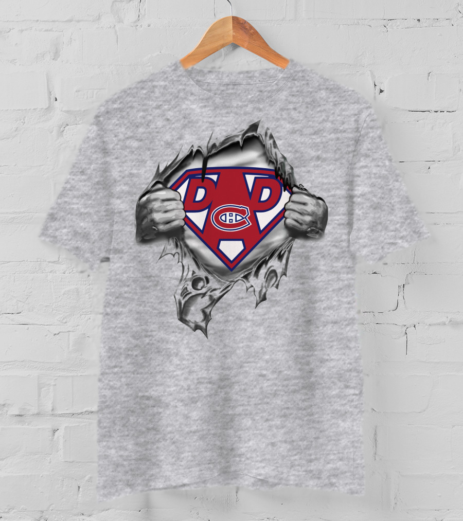 Montreal Canadiens Super Dad Hockey Fan 291 T-Shirt