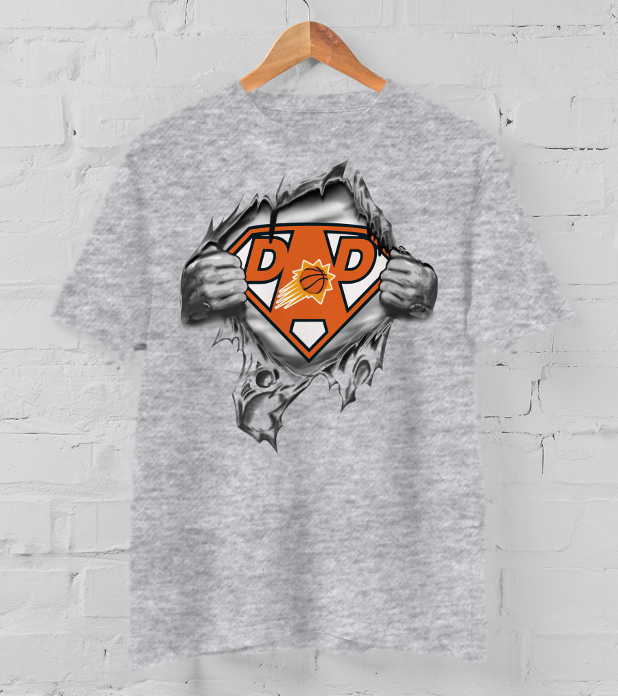 Phoenix Suns Dad Superman Style T-Shirt