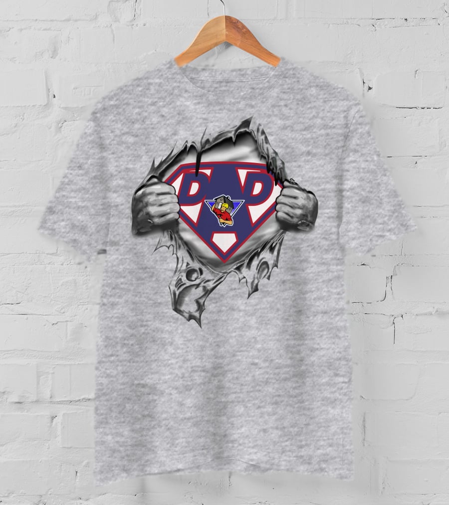 Construction Super Dad Superman Logo Inspiration T-Shirt
