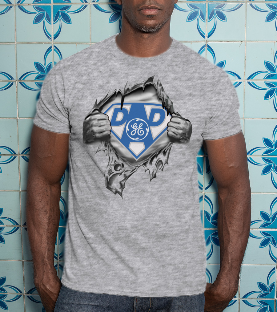 General Electric Super Dad Shield T-Shirt