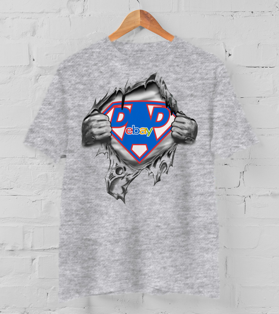 Dad Ebay Superhero Emblem 409 T-Shirt
