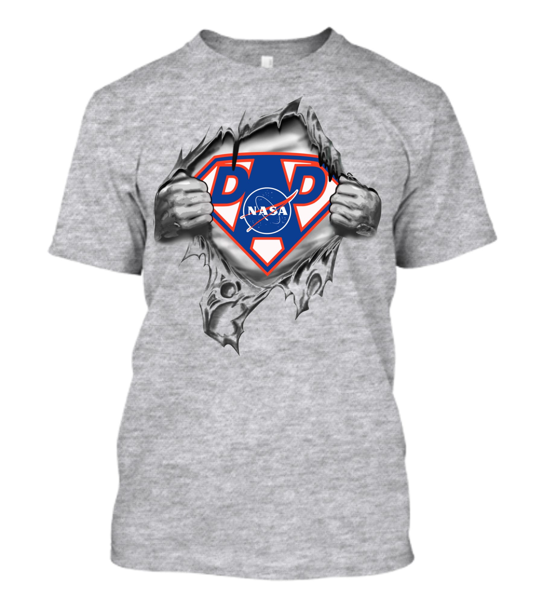 Nasa Super Dad Emblem T-Shirt