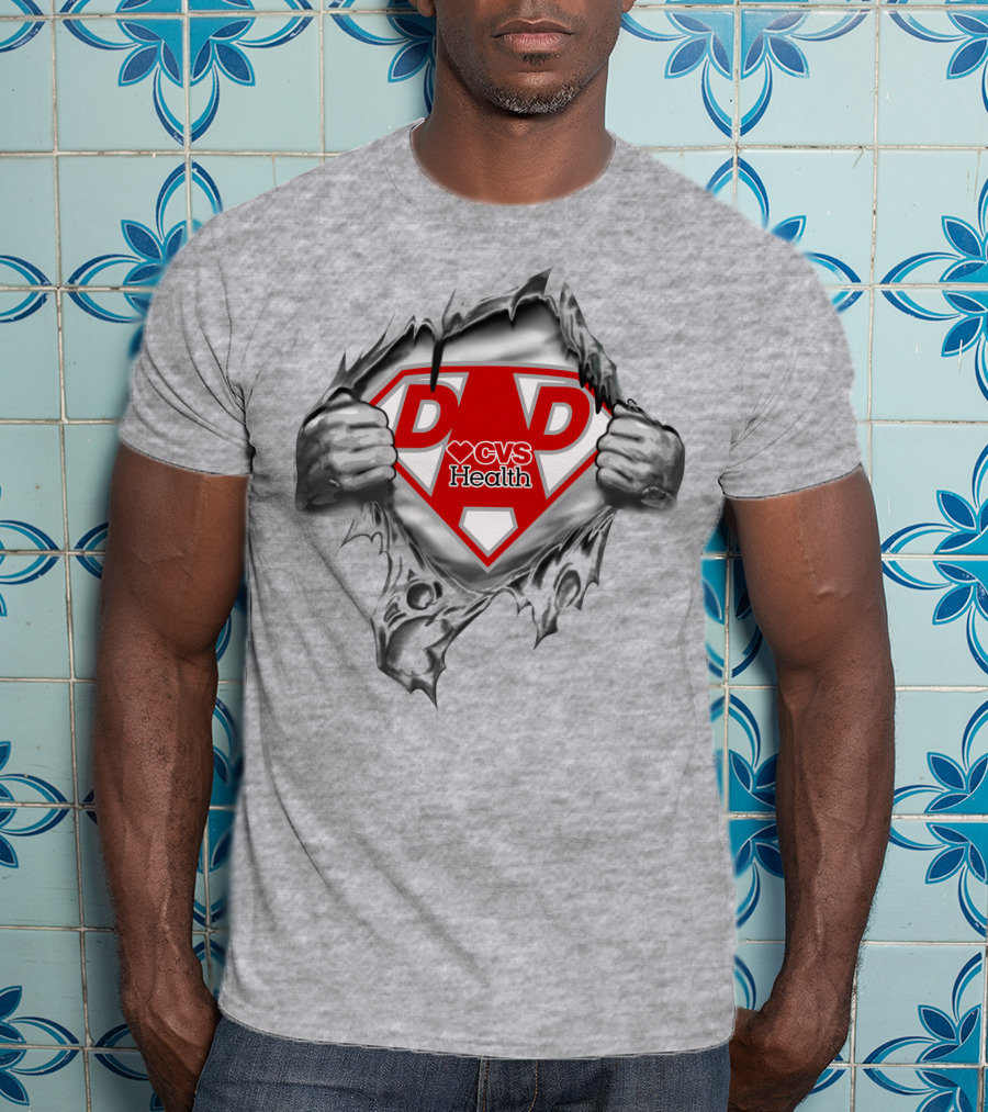 Cvs Health Dad Superhero Logo 432 T-Shirt