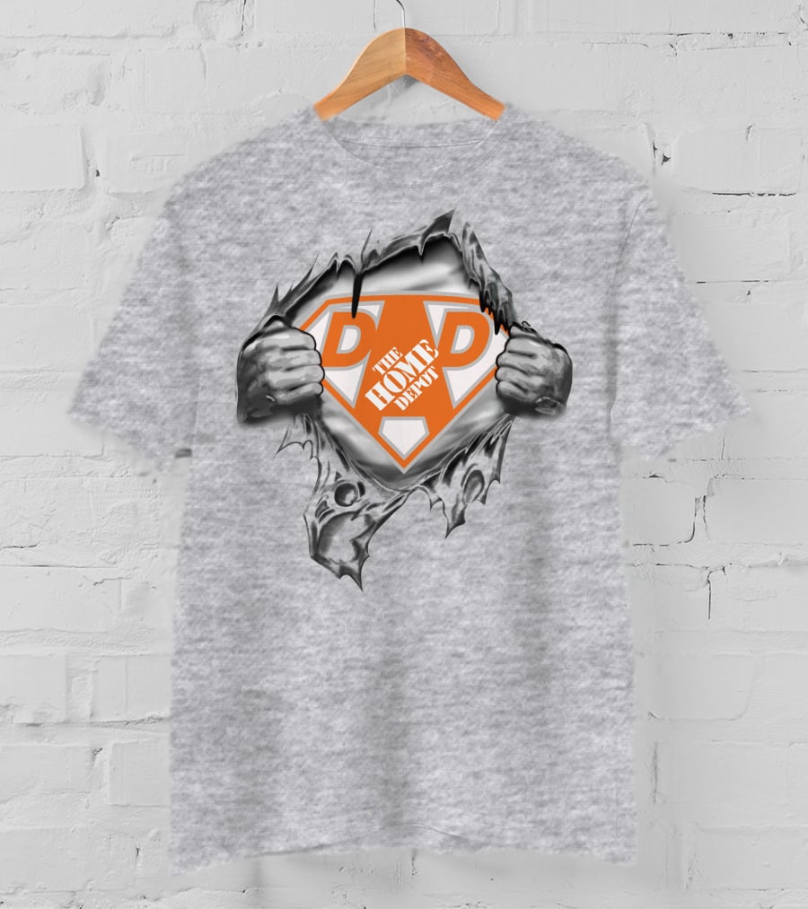 Super Dad 440 Home Depot Logo Hero T-Shirt