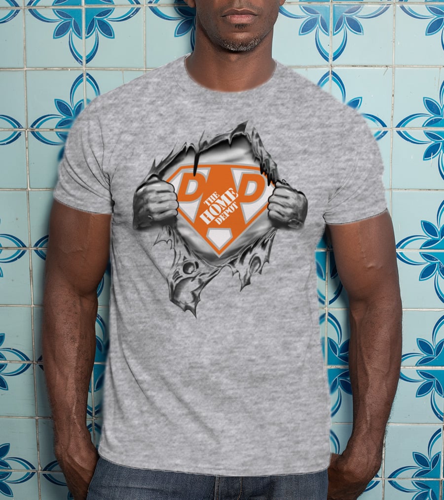 Super Dad 440 Home Depot Logo Hero T-Shirt