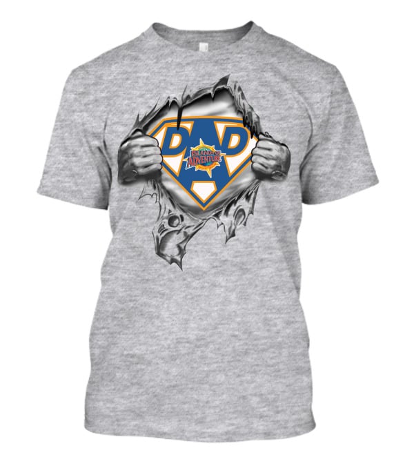Island Of Adventure Super Dad Hero T-Shirt