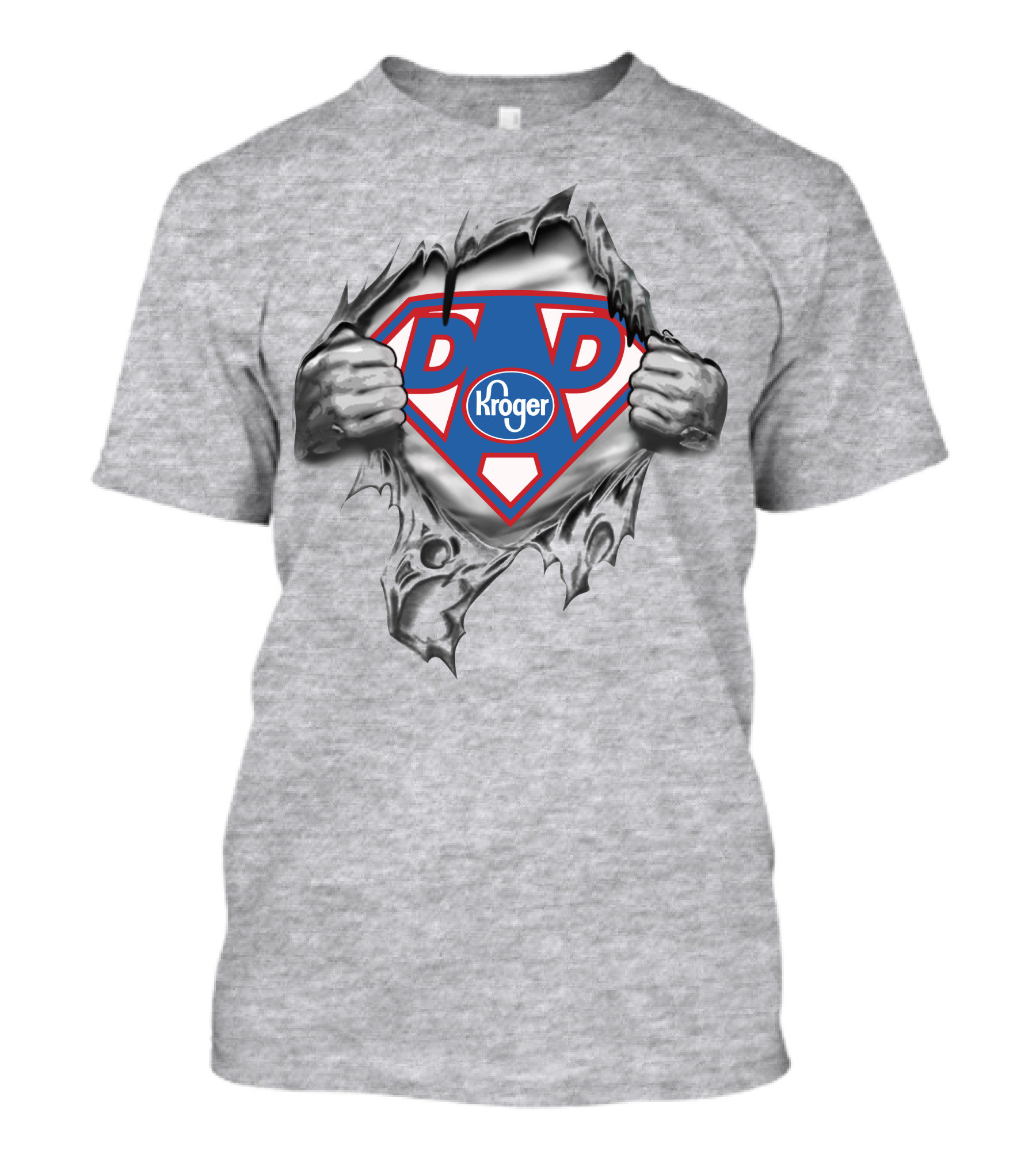 Kroger Super Dad Hero Emblem 447 T-Shirt