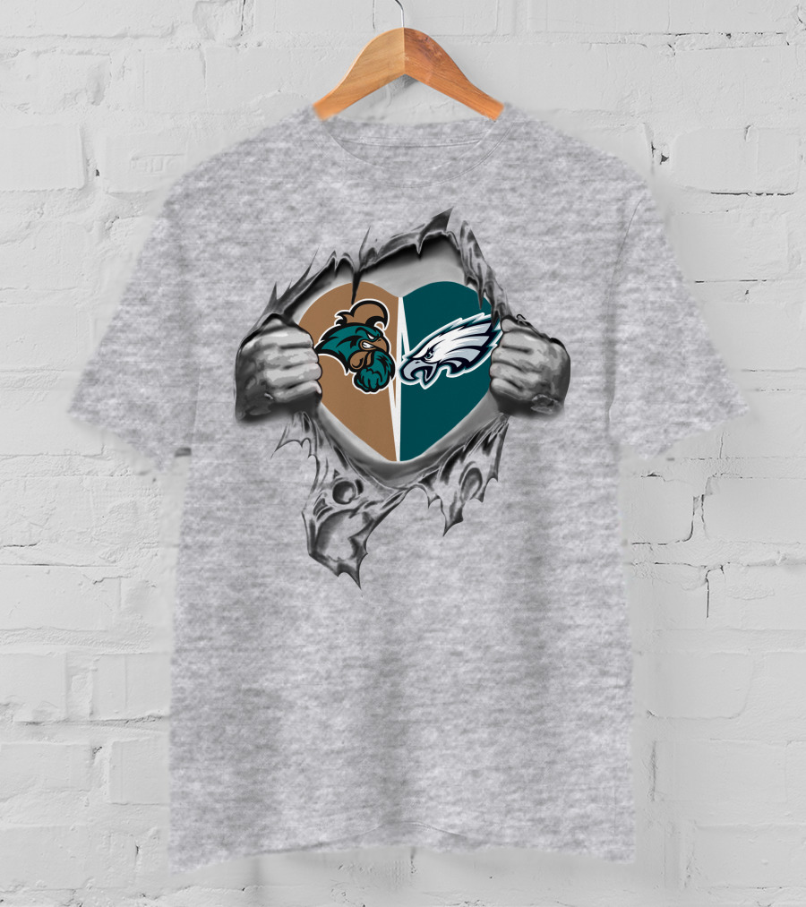 Eagles Coastal Carolina Chanticleers Heartbreaking Loyalty T-Shirt