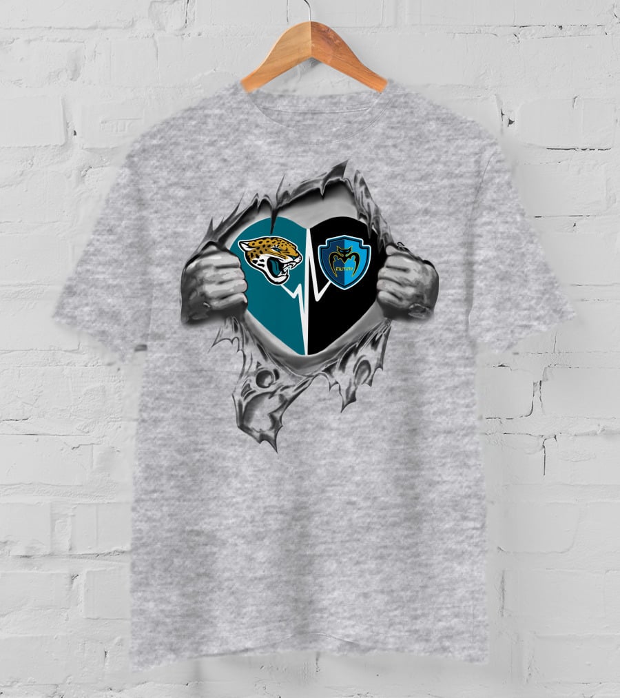 Jaguars Tampa Bay Mutiny It's In My Heart T-Shirt