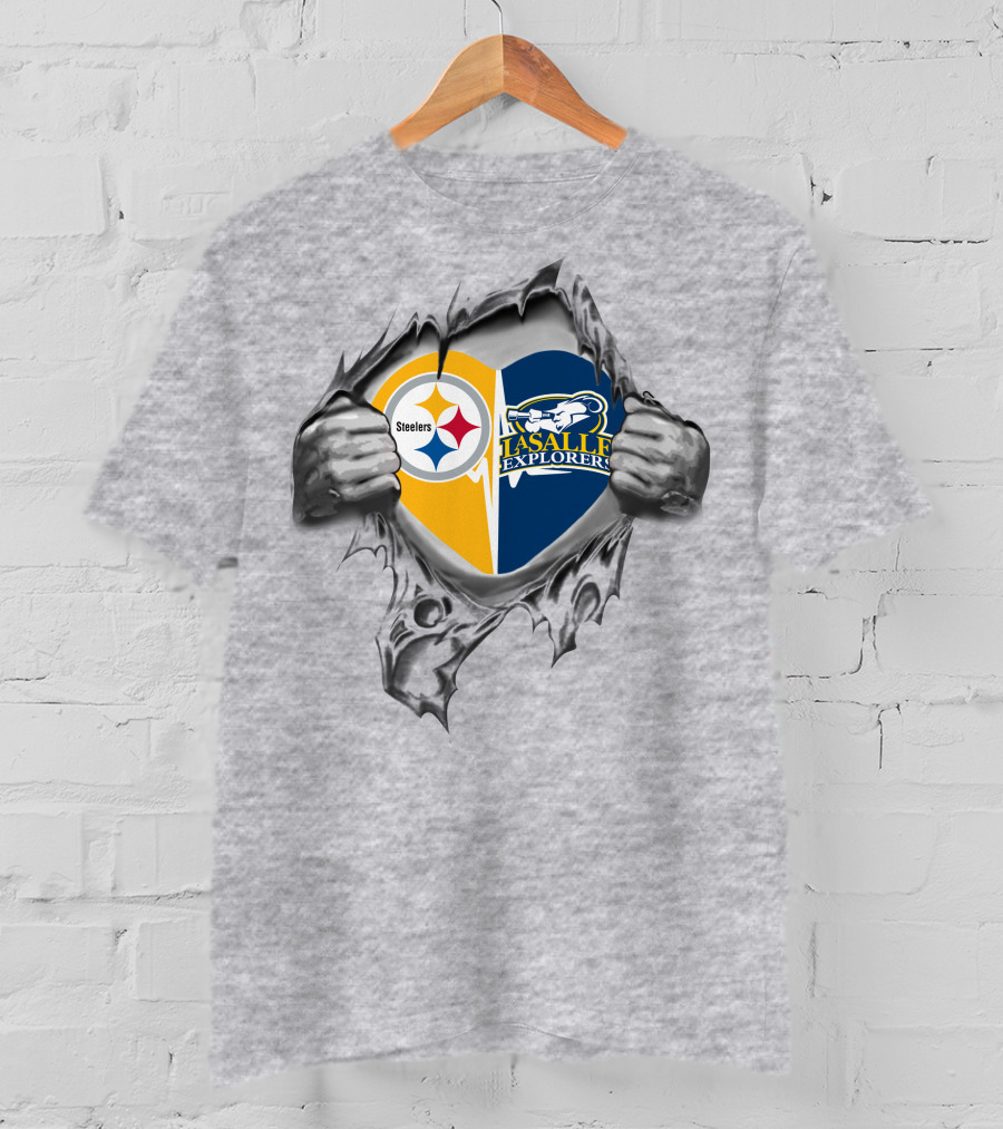 Steelers La Salle Explorers Heart 60 T-Shirt