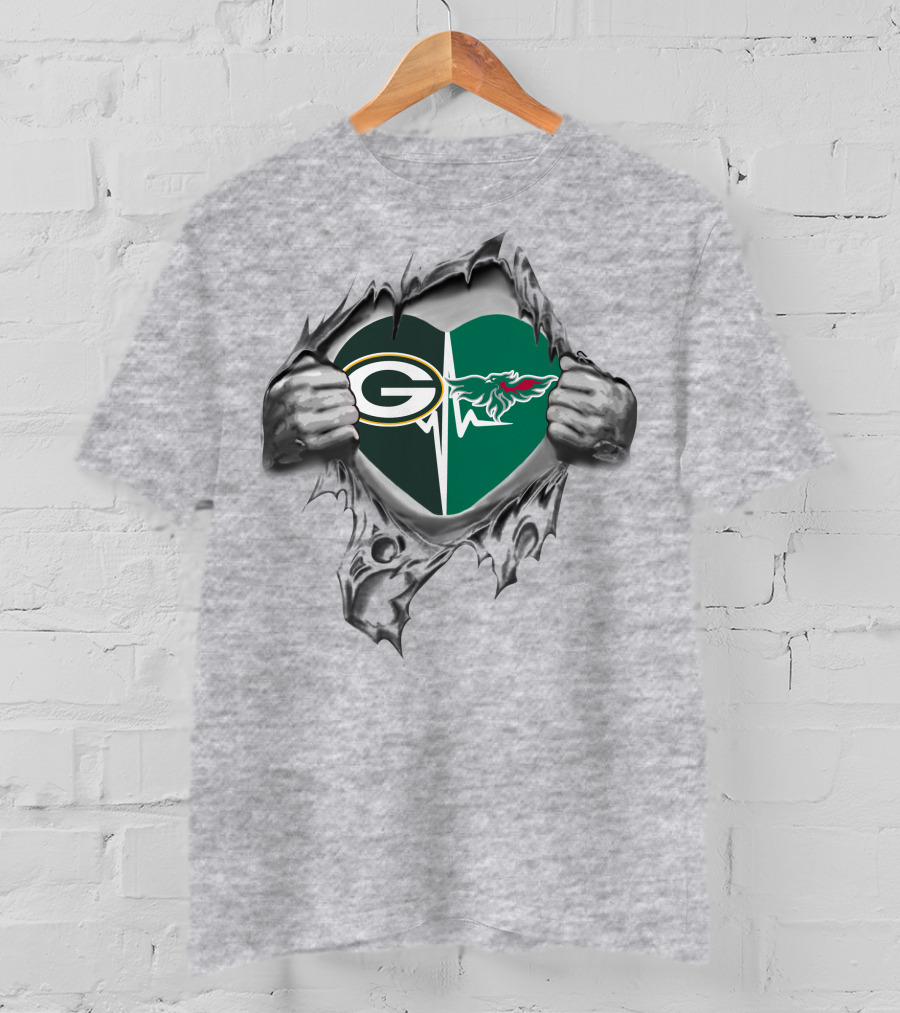 Packers Green Bay Phoenix It's In My Heart T-Shirt