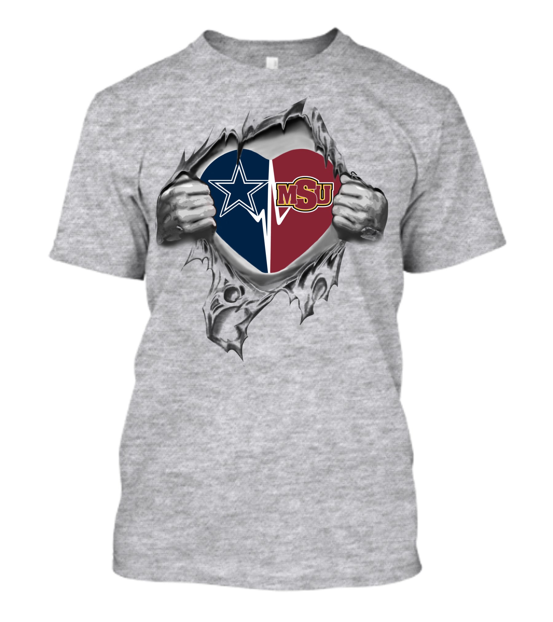 Cowboys Midwestern State Msu Indians It's In My Heart T-Shirt