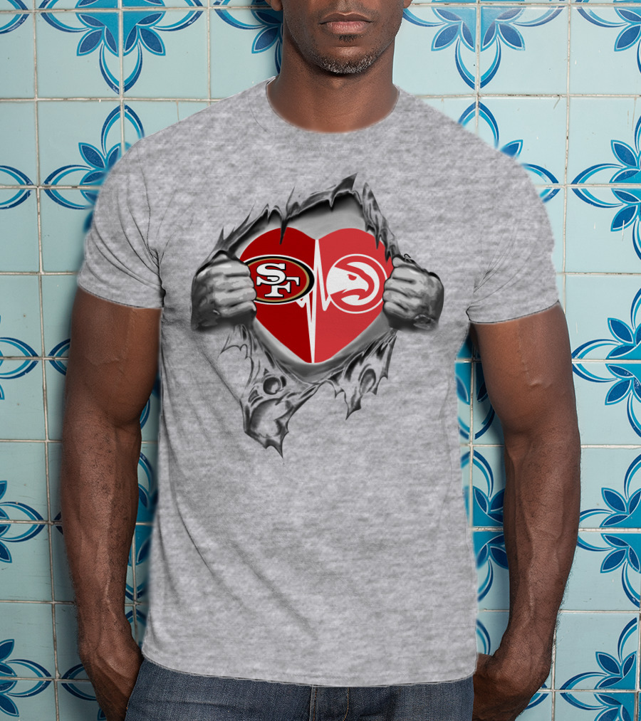 49ers Atlanta Hawks Heartfelt Loyalty Passion T-Shirt