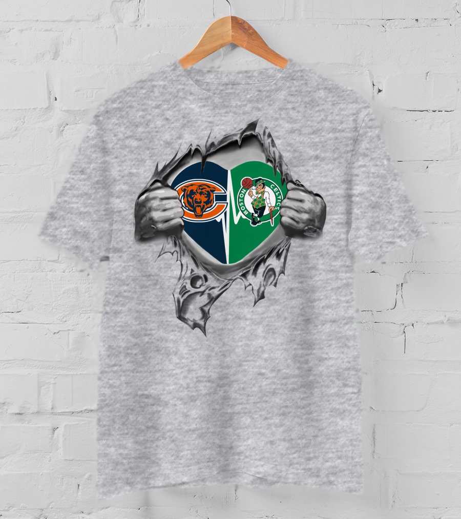 Bears Boston Celtics Heartfelt Fan Loyalty T-Shirt