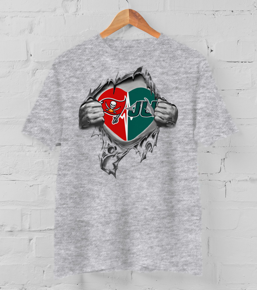 Buccaneers Jacksonville In My Heart T-Shirt