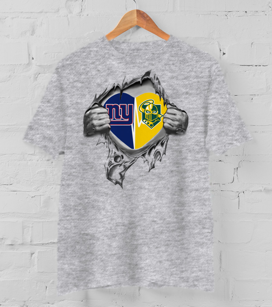 New York Giants Clarkson Golden Knights Heart T-Shirt