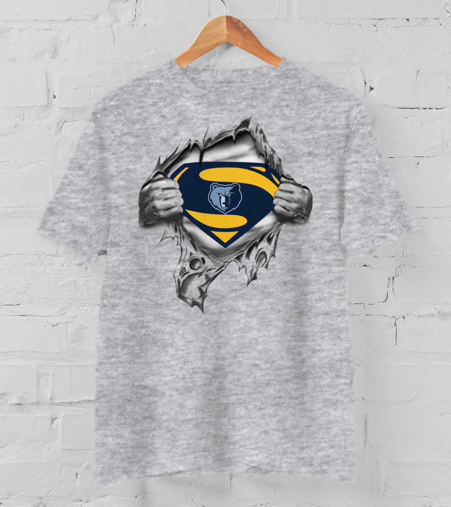 Memphis Grizzlies Superman Logo T-Shirt