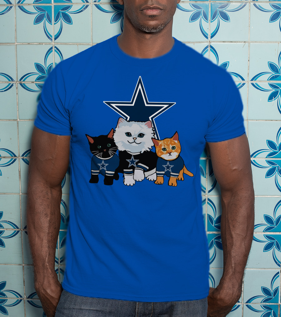 Dallas Cowboys Star Cats T-Shirt