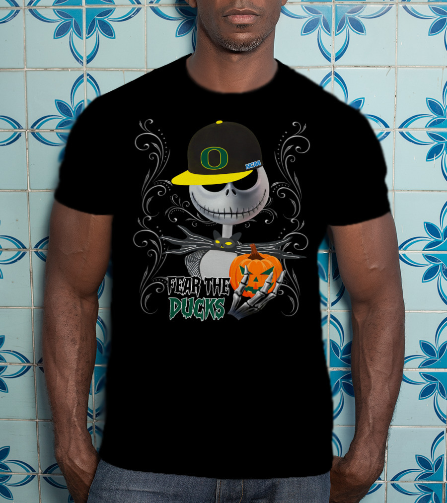 Fear The Ducks Oregon NCAA Jack Pumpkin T-Shirt