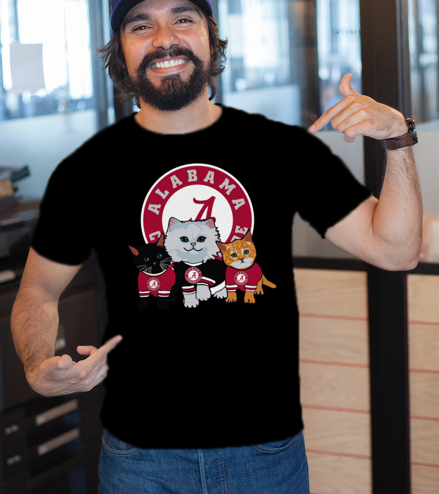 Alabama Crimson Tide Cats T-Shirt