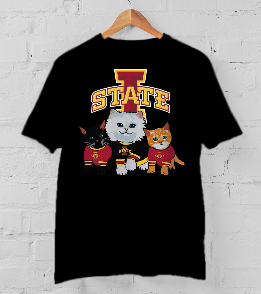 Iowa State Cyclones Cats Trio T-Shirt