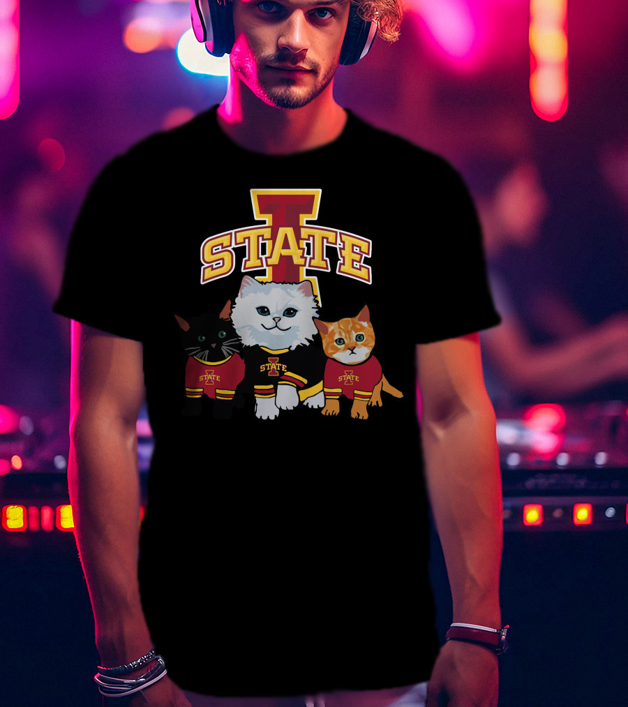 Iowa State Cyclones Cats Trio T-Shirt