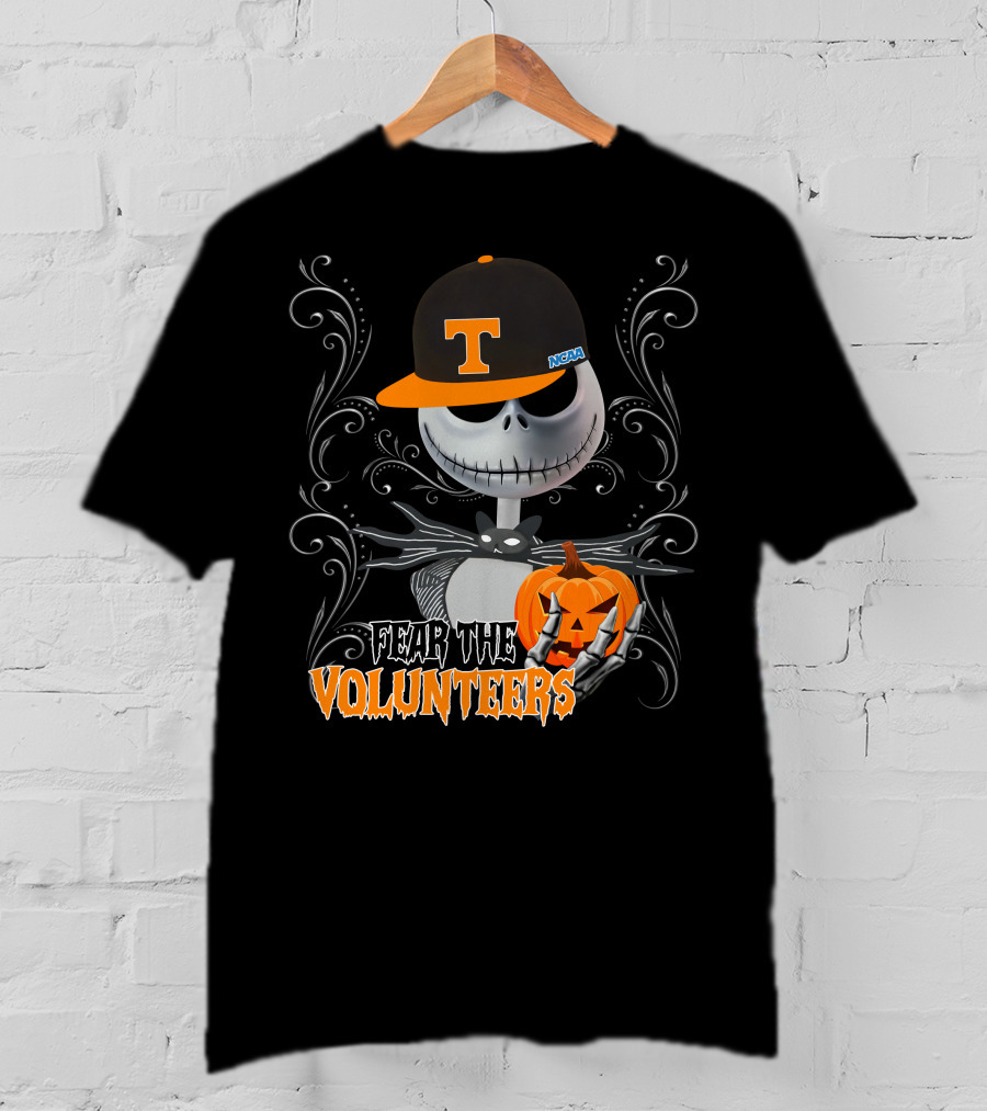 Fear The Volunteers Halloween NCAA Jack O'Lantern T-Shirt