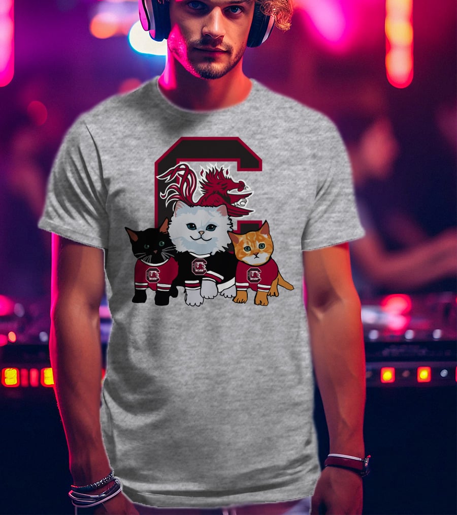 South Carolina Gamecocks Mascot C Cats T-Shirt