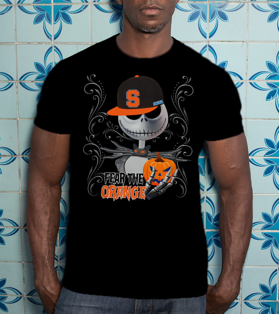 Fear The Orange Syracuse NCAA Jack O' Lantern T-Shirt