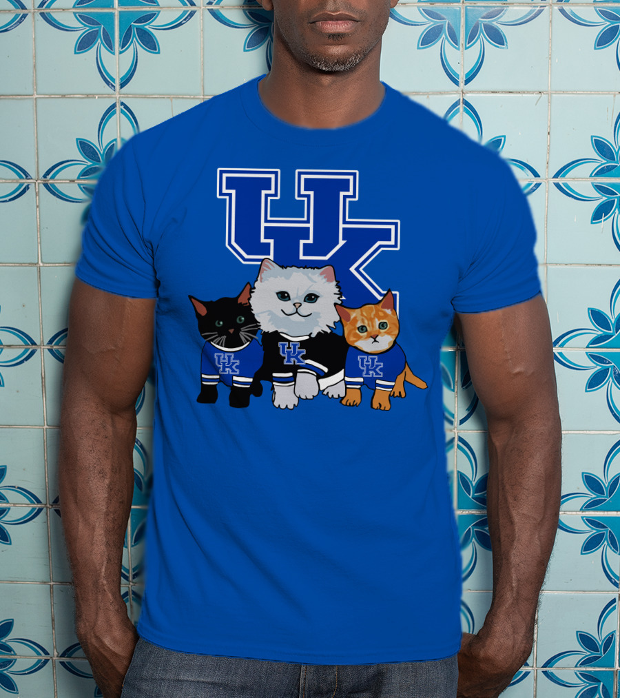 Kentucky Wildcats Cute Cats In UK Jerseys T-Shirt