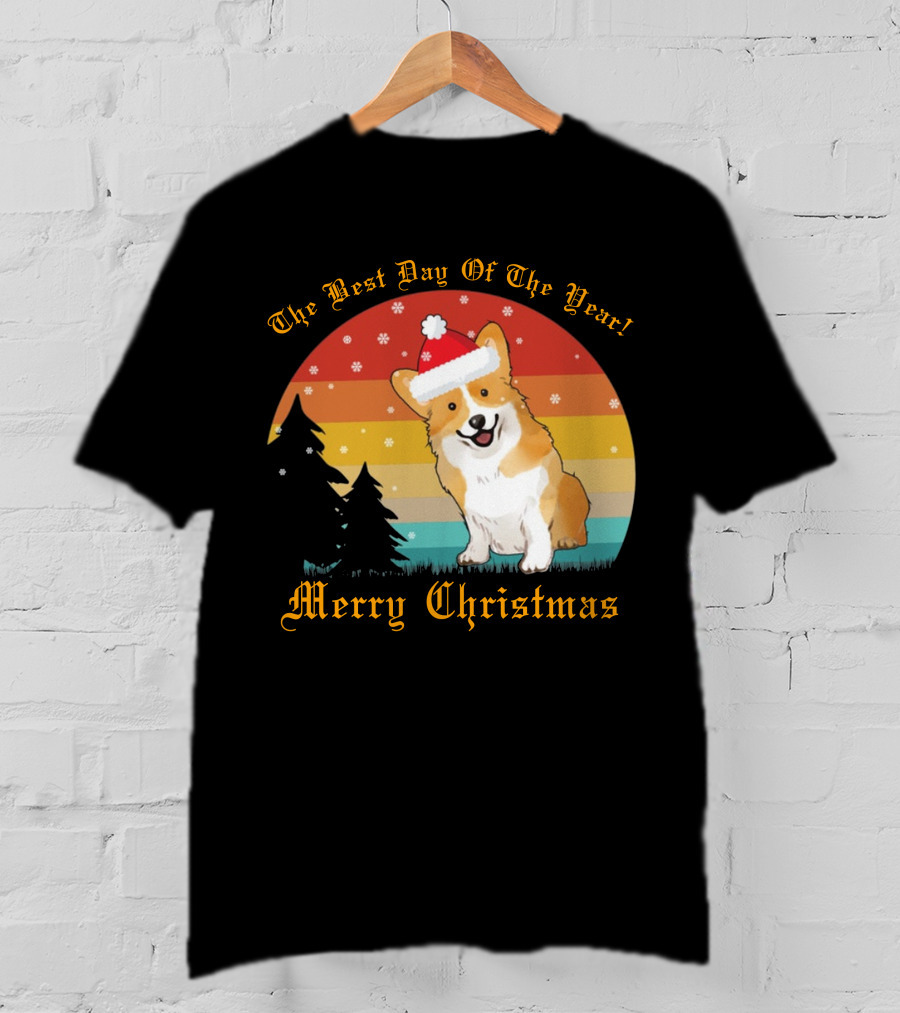 The Best Day Of The Year Merry Christmas Corgi T-Shirt