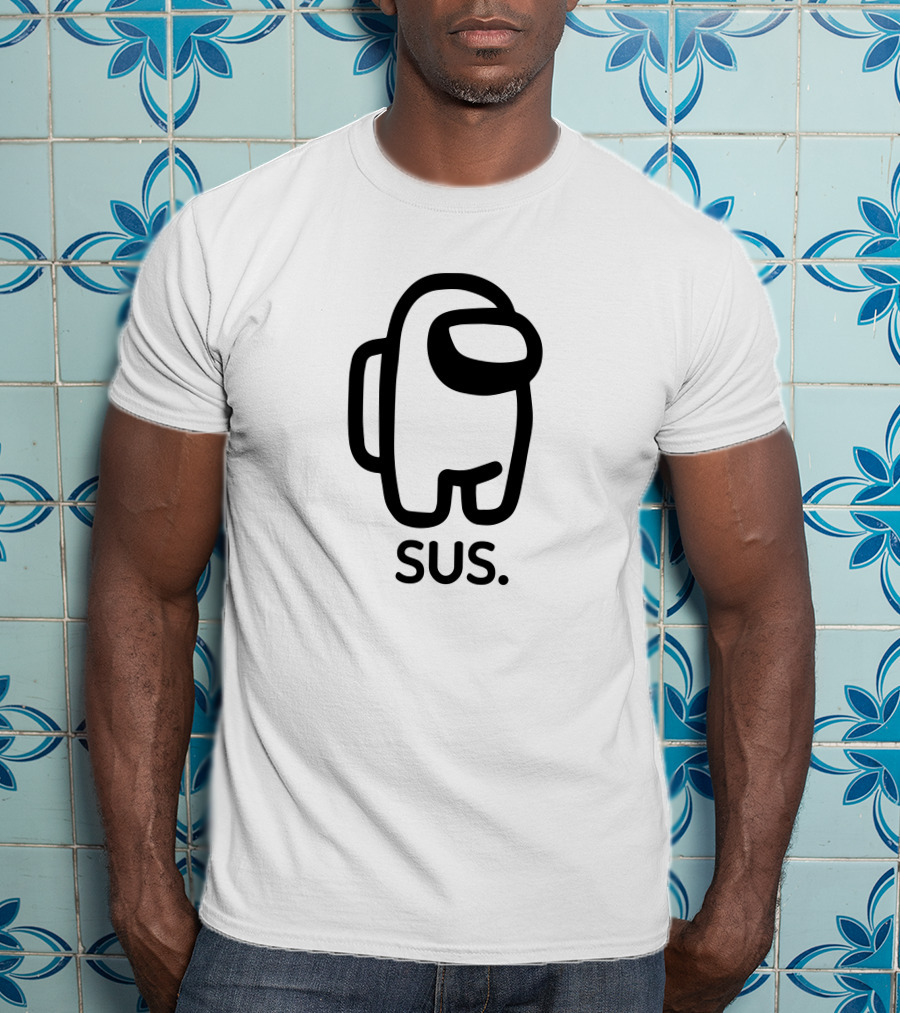 Sus Impostor Meme Among Us Game Crewmate T-Shirt