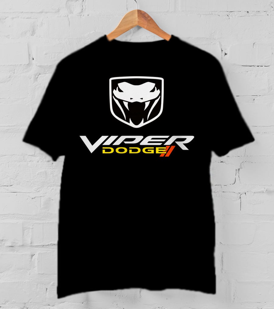 Viper Dodge Snake Head T-Shirt