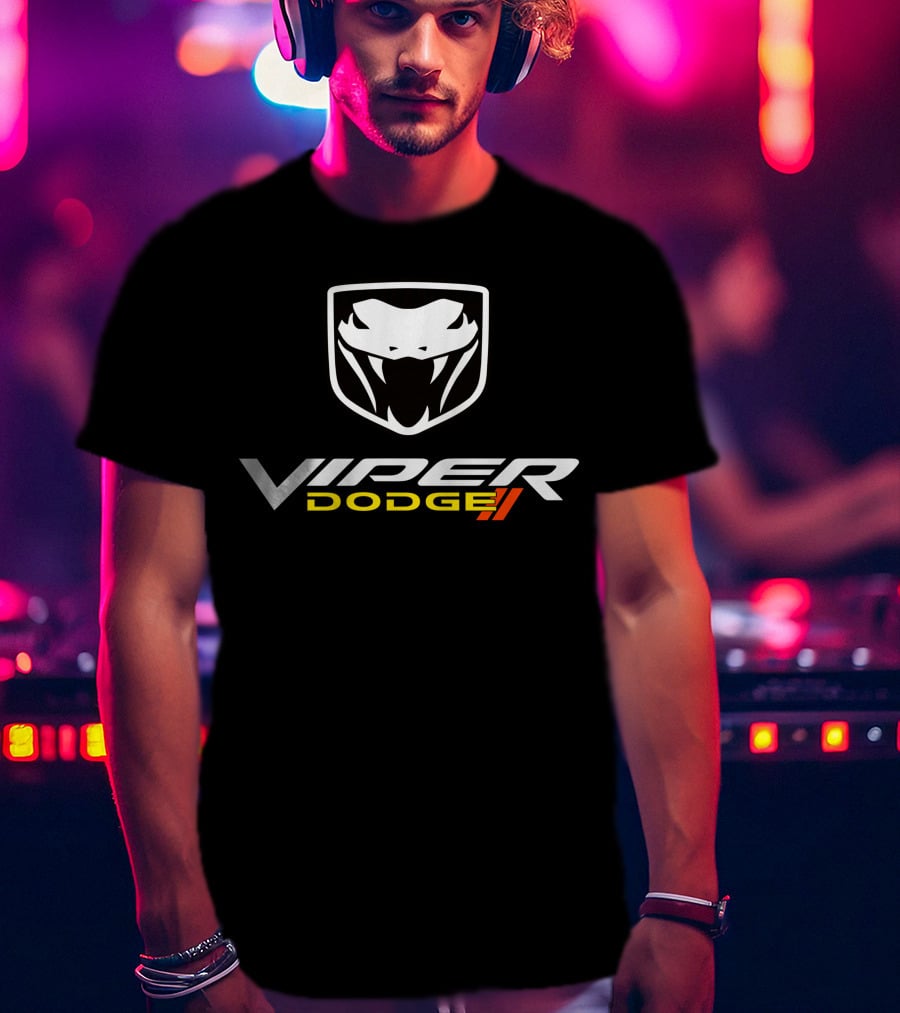 Viper Dodge Snake Head T-Shirt