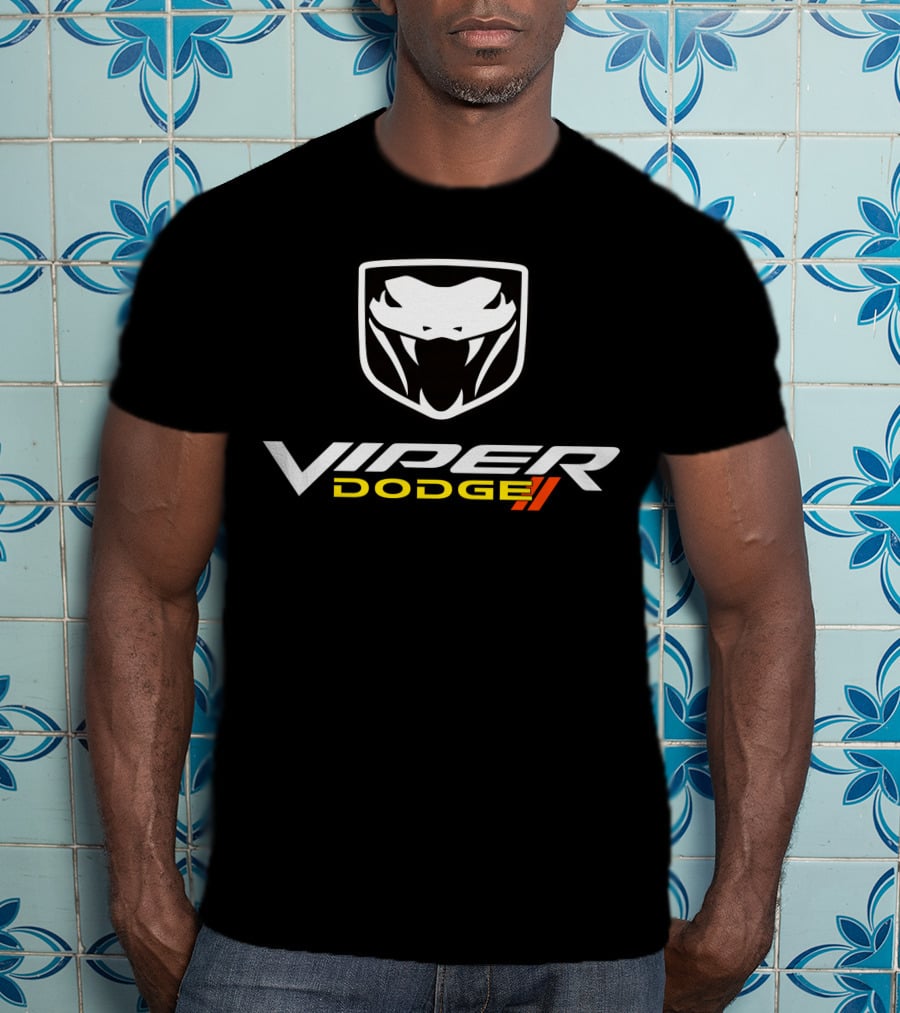 Viper Dodge Snake Head T-Shirt