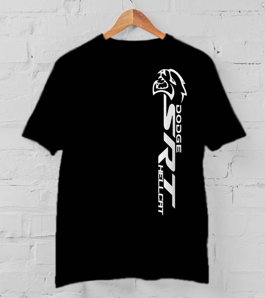 Dodge SRT Hellcat Logo With Cat Head T-Shirt