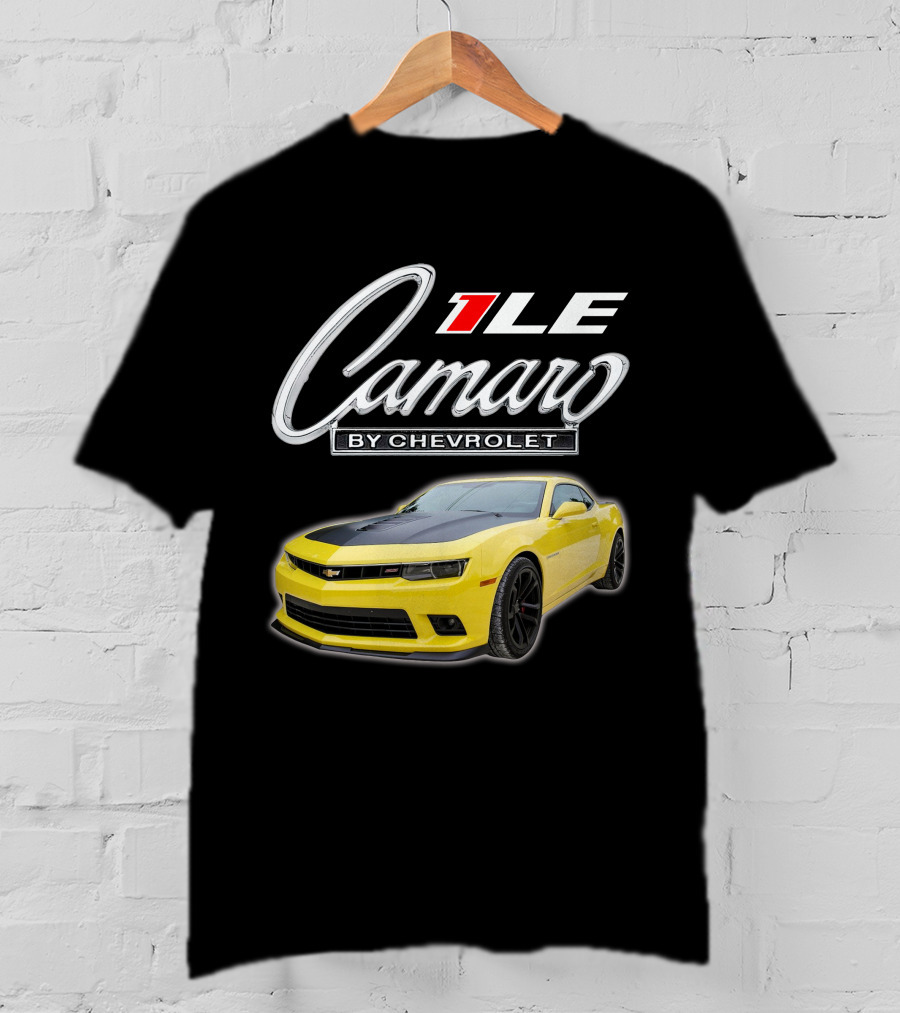 Camaro 1LE By Chevrolet Yellow Sports Car T-Shirt