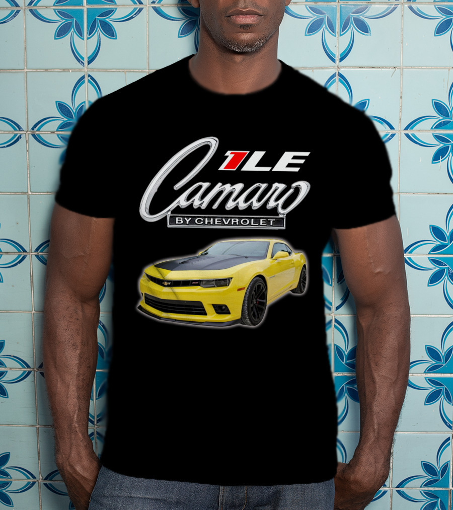 Camaro 1LE By Chevrolet Yellow Sports Car T-Shirt