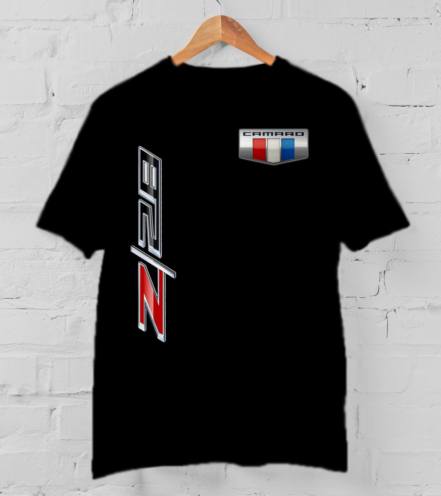 Camaro Z28 Logo With Red White Blue Emblem T-Shirt