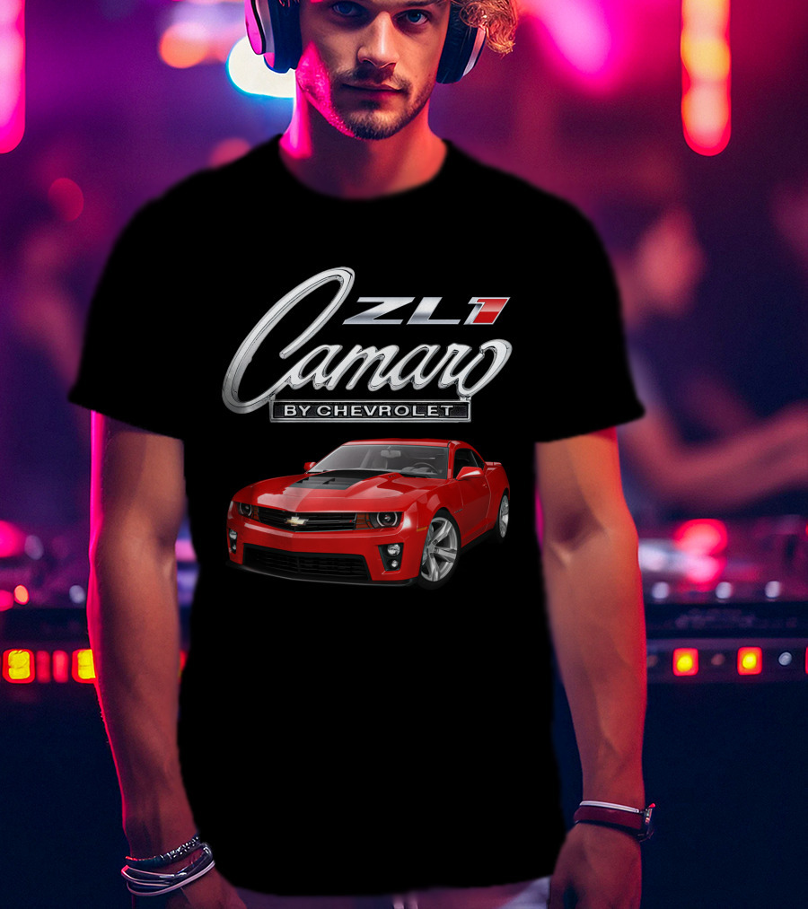 ZL1 Camaro By Chevrolet Red Sports Car T-Shirt