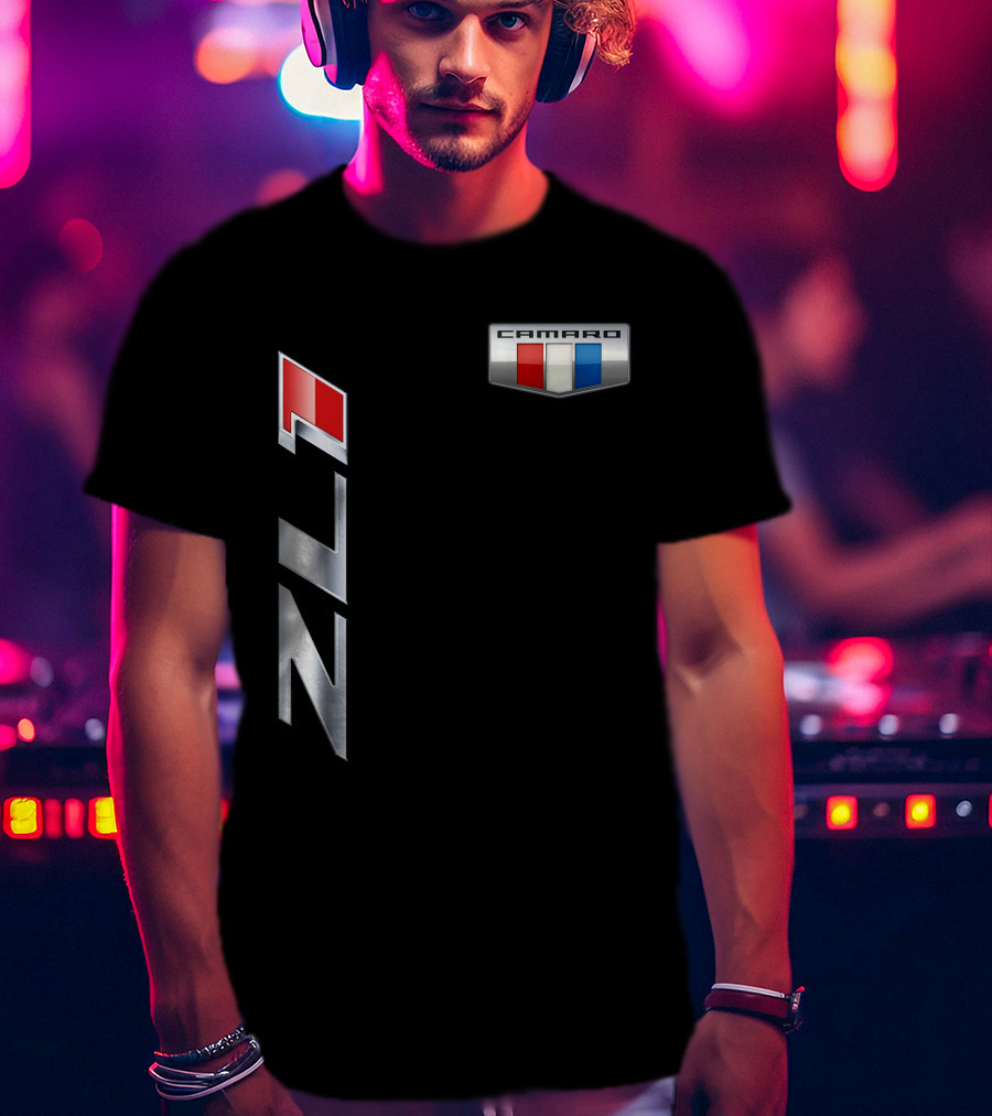 Camaro ZL1 Badge With Red White Blue Emblem T-Shirt