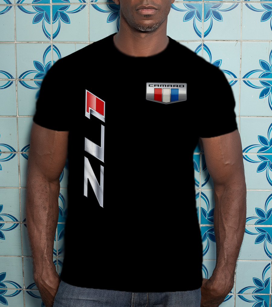 Camaro ZL1 Badge With Red White Blue Emblem T-Shirt