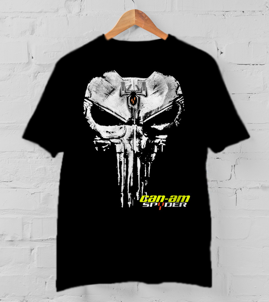 Can-Am Spyder Skull With Spider Emblem T-Shirt