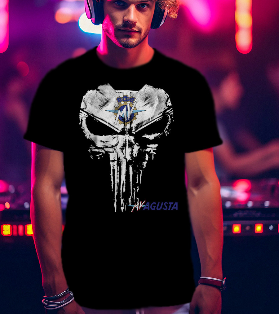 MV Agusta Punisher Skull T-Shirt