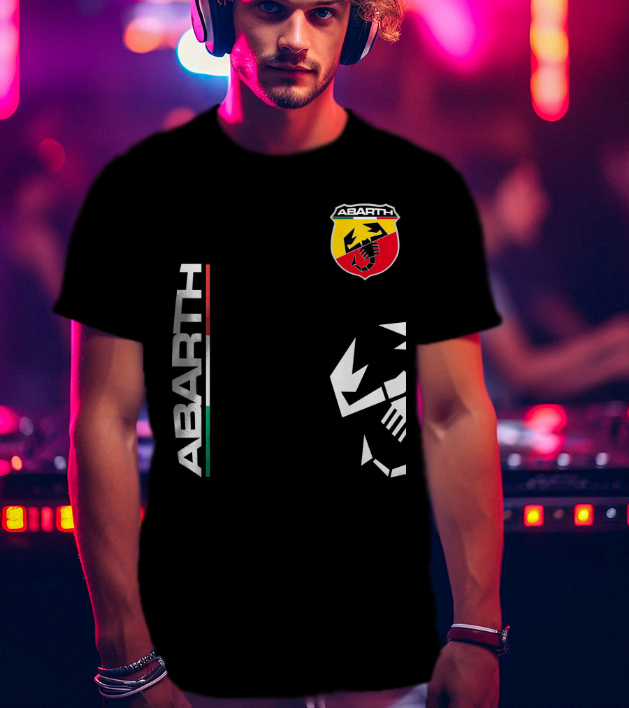 Abarth Scorpion Logo Tricolore T-Shirt
