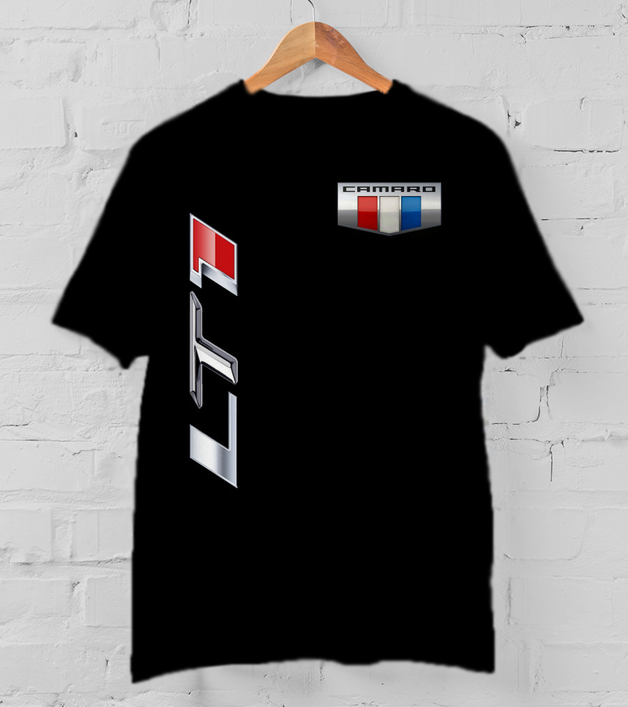 Chevrolet Camaro LT1 Emblem With Iconic Red White Blue Badge T-Shirt