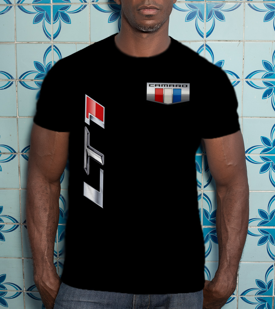 Chevrolet Camaro LT1 Emblem With Iconic Red White Blue Badge T-Shirt