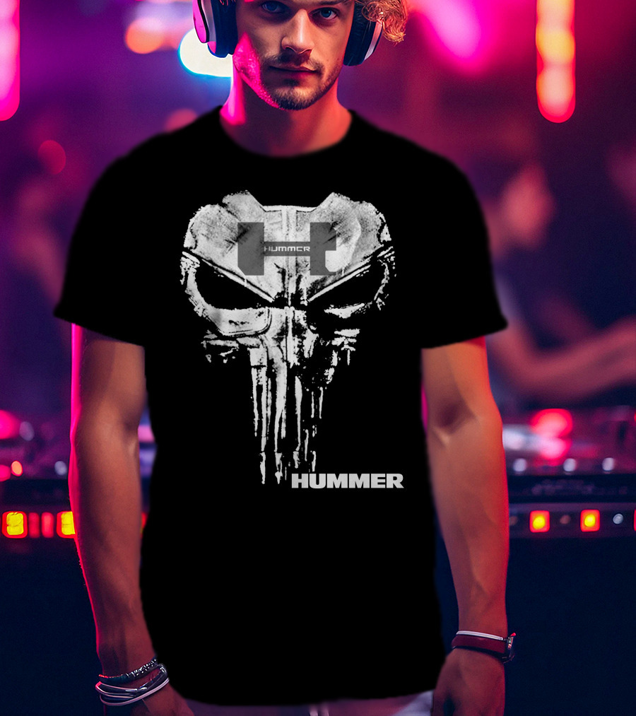 Hummer Skull Punisher T-Shirt